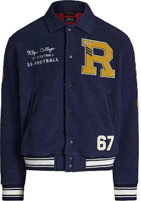 Polo Ralph Lauren Navy Blue Letter Patch Long Sleeve Jacket. 710950793-001 Buy Polo Ralph Lauren Navy Blue Letter Patch Long Sleeve Jacket. 710950793-001