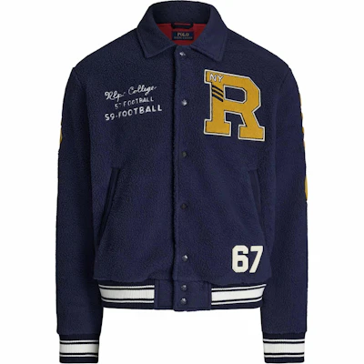 Polo Ralph Lauren Navy Blue Letter Patch Long Sleeve Jacket. 710950793-001 Order Polo Ralph Lauren Navy Blue Letter Patch Long Sleeve Jacket. 710950793-001