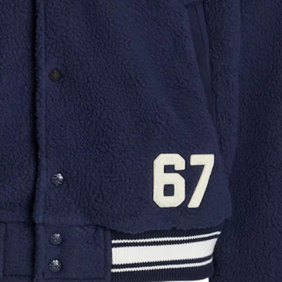 Polo Ralph Lauren Navy Blue Letter Patch Long Sleeve Jacket. 710950793-001 Sizing Polo Ralph Lauren Navy Blue Letter Patch Long Sleeve Jacket. 710950793-001