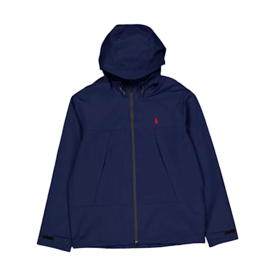 Polo Ralph Lauren Navy Blue Logo Embroidered Zip Hoodie Jacket. 710907550-001