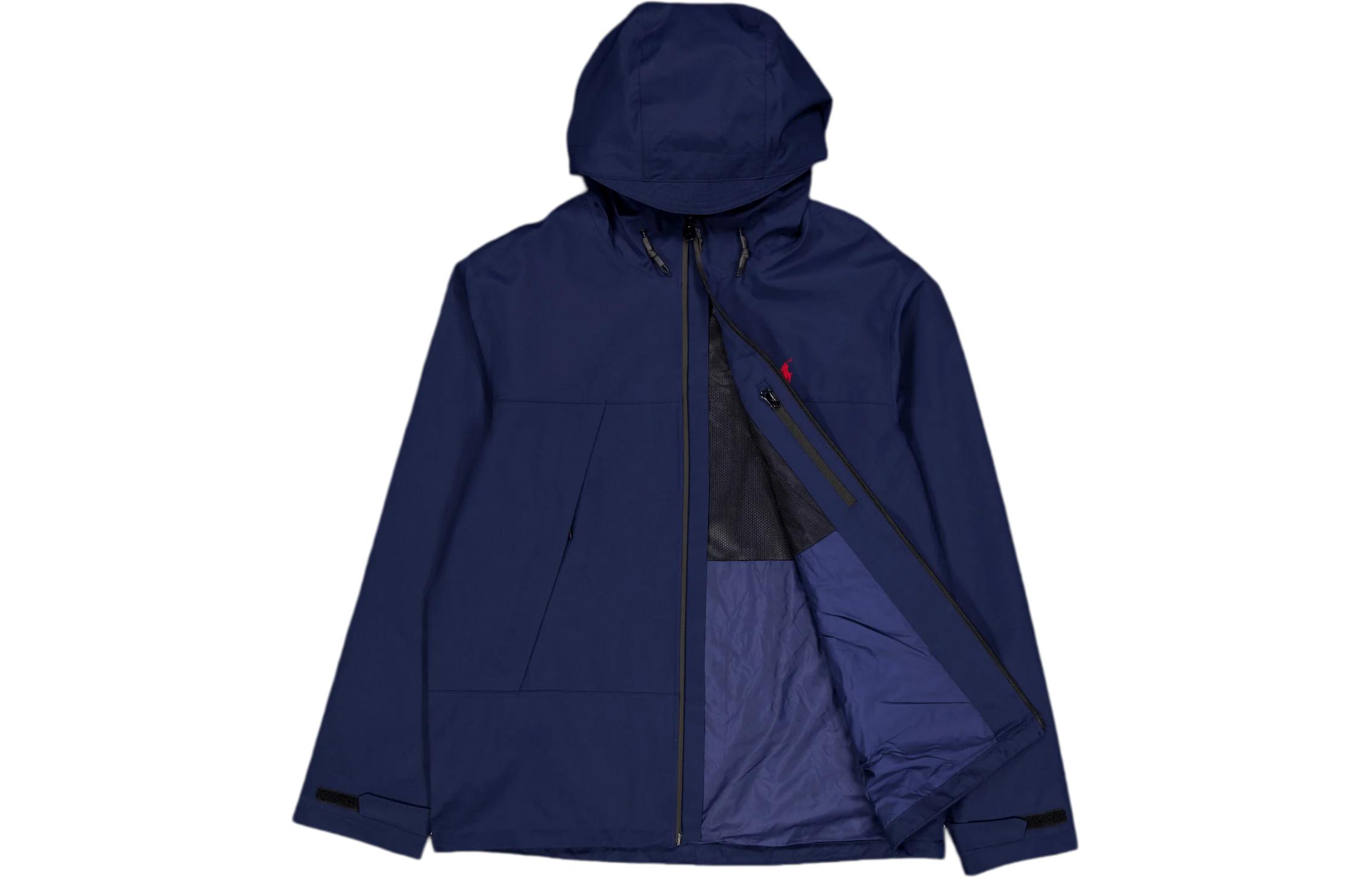 Polo Ralph Lauren  Navy Blue Logo Embroidered Zip Hoodie Jacket. 710907550-001 圖 4