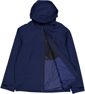 Polo Ralph Lauren Navy Blue Logo Embroidered Zip Hoodie Jacket. 710907550-001 Shop Polo Ralph Lauren Navy Blue Logo Embroidered Zip Hoodie Jacket. 710907550-001