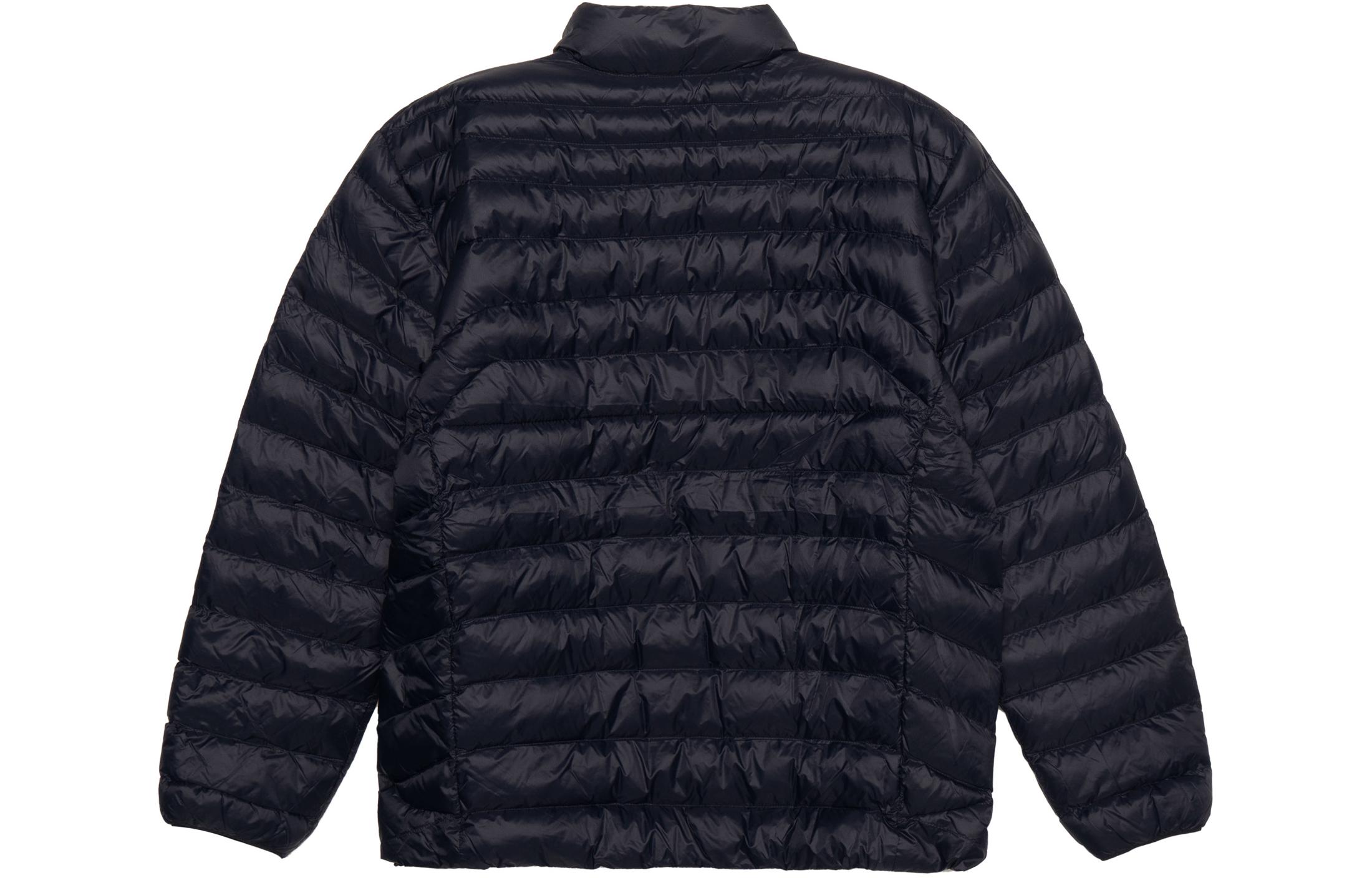 Lookbook Polo Ralph Lauren 海军蓝长袖冬季拉链夹克外套。 710810897-007