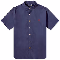 Order Polo Ralph Lauren Camisa Azul Marino Manga Corta con Logo y Cuello Abotonado 710914495-006