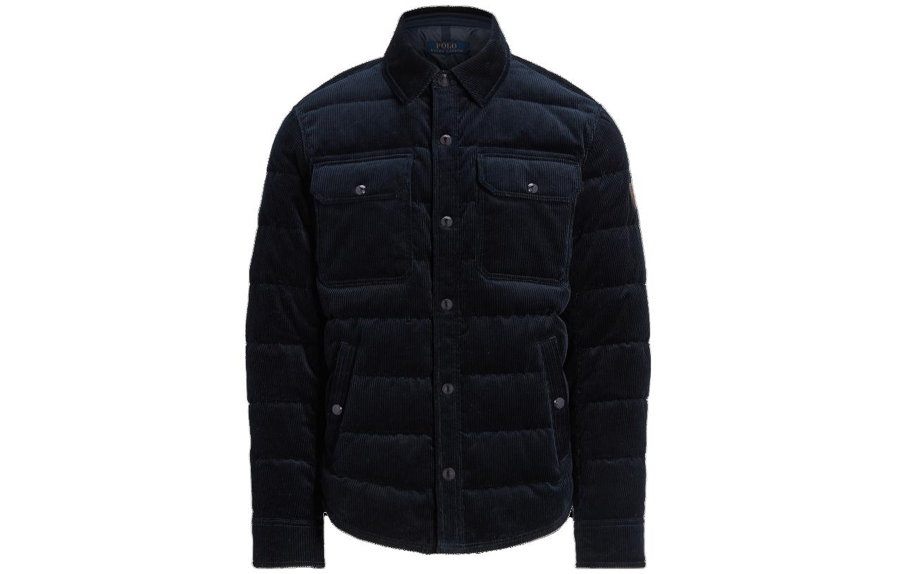 Polo Ralph Lauren  Navy Single-Breasted Jacket with Logo Embroidery. MNPOOTW16021208-410