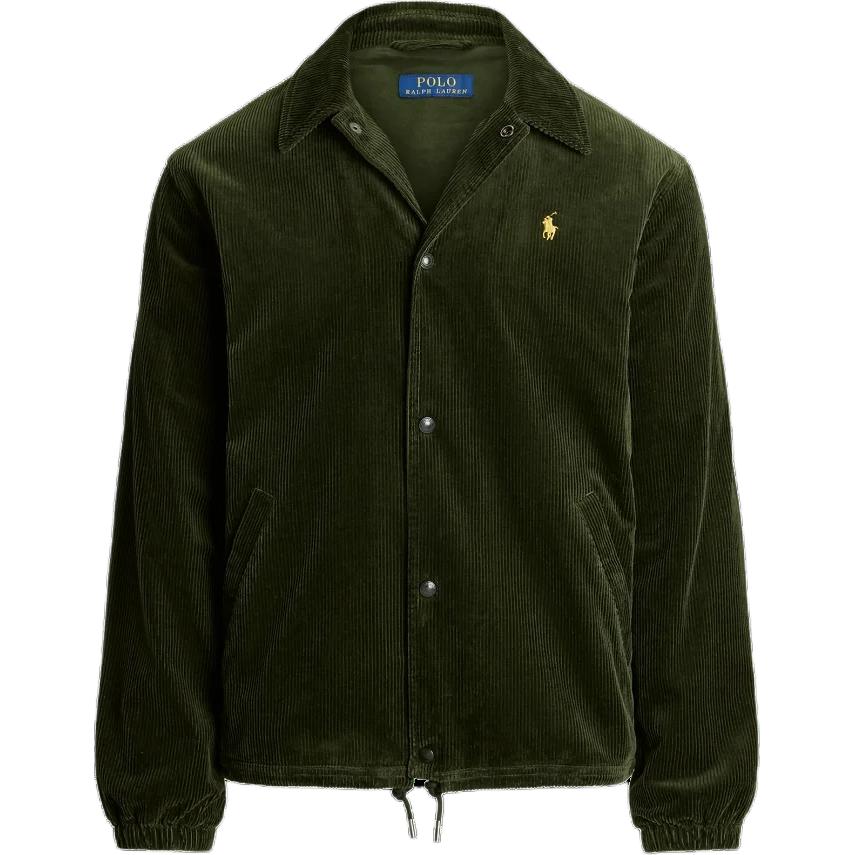 Polo Ralph Lauren  Olive Solid Corduroy Coach Jacket. MNPOOTW16021451- 圖 2