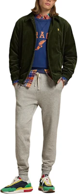 Polo Ralph Lauren Olive Solid Corduroy Coach Jacket. MNPOOTW16021451- Lookbook Polo Ralph Lauren Olive Solid Corduroy Coach Jacket. MNPOOTW16021451-