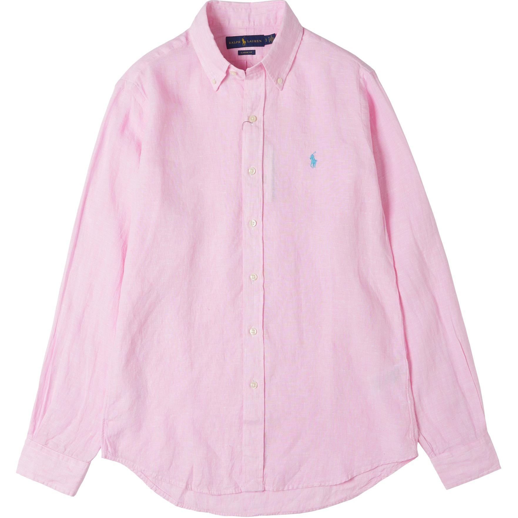 Polo Ralph Lauren  Pink Long Sleeve Shirt with Embroidered Logo. 710937402-007 圖 2