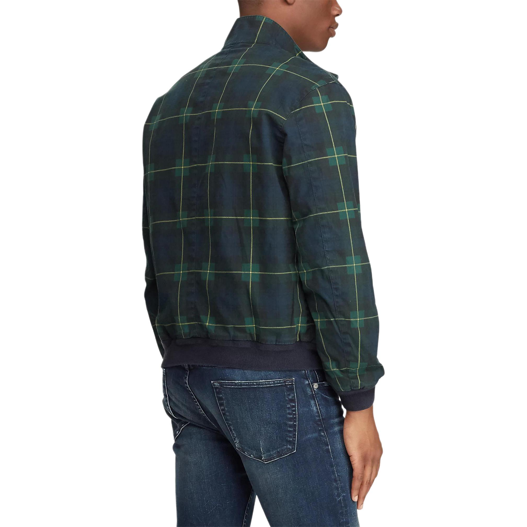 Purchase Chaqueta Verde Retro Polo Ralph Lauren Cuadros Insignia Cremallera Manga Larga MNPOOTW16010337D82