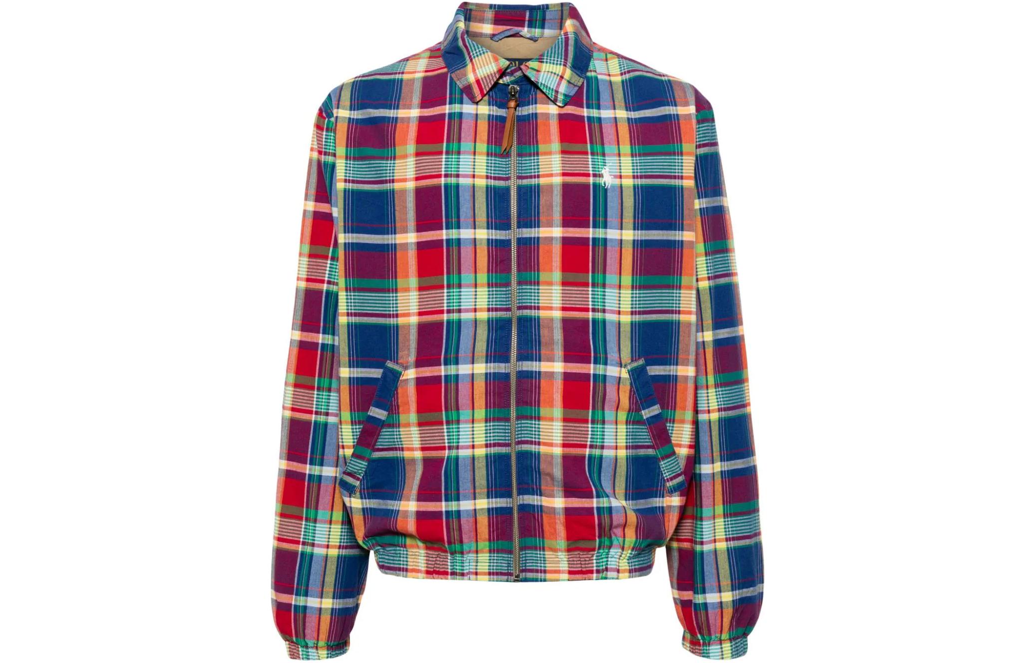 Polo Ralph Lauren  Plaid Long-Sleeve Jacket with Shirt Collar Multicolor. 710928482-001 圖 2