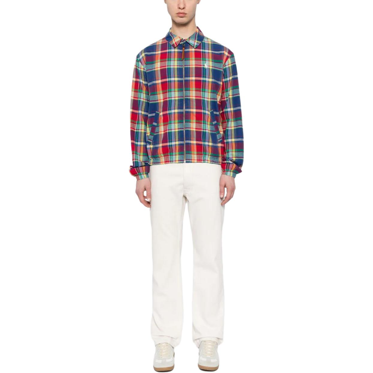 Polo Ralph Lauren  Plaid Long-Sleeve Jacket with Shirt Collar Multicolor. 710928482-001 圖 4