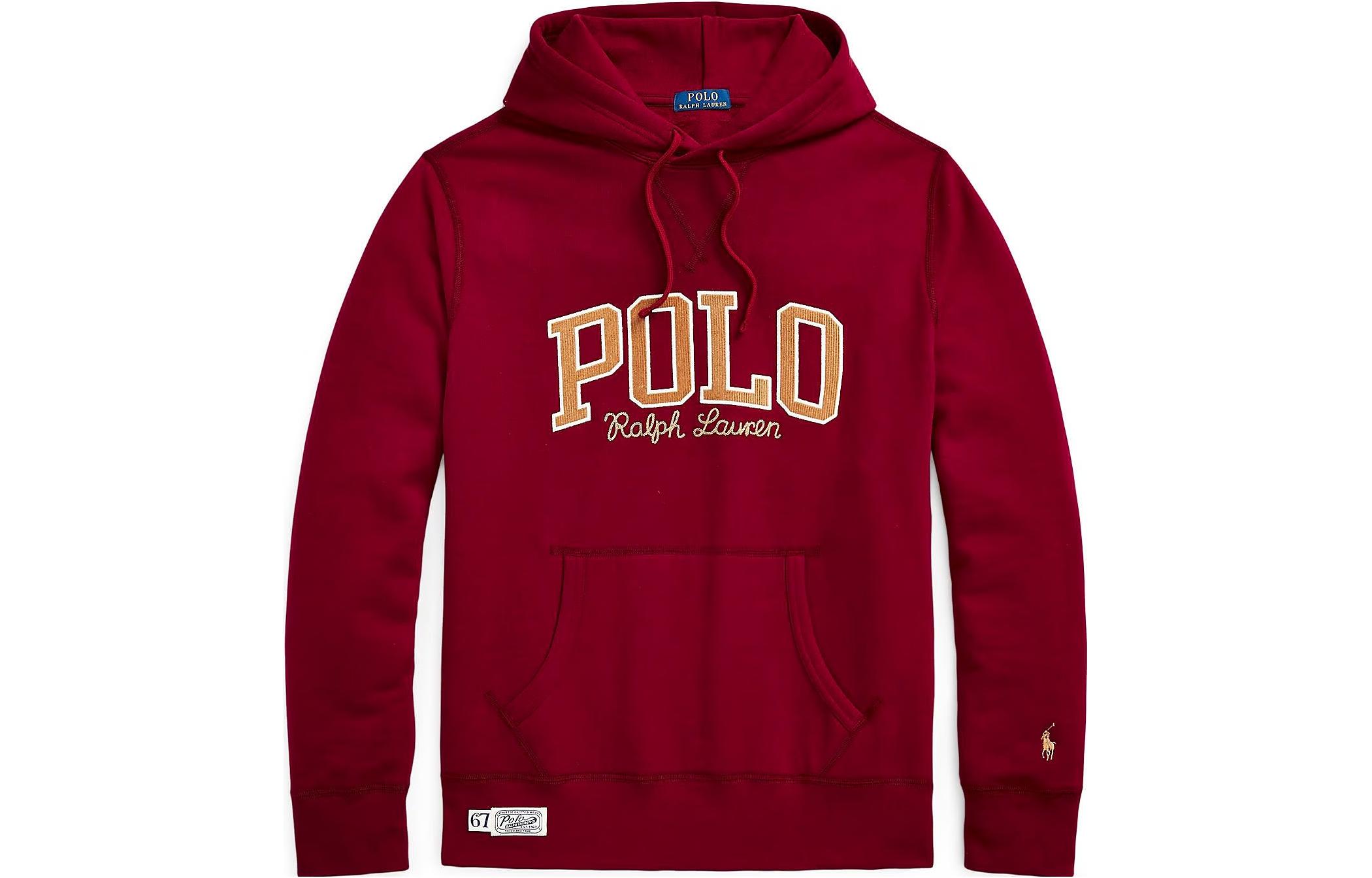 Order Polo Ralph Lauren Sweater Pullover Merah Letter. 710917886-002