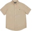 Order Polo Ralph Lauren 刺繡標誌短袖卡其襯衫 710905290-002