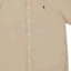 Shop Polo Ralph Lauren 刺繡標誌短袖卡其襯衫 710905290-002