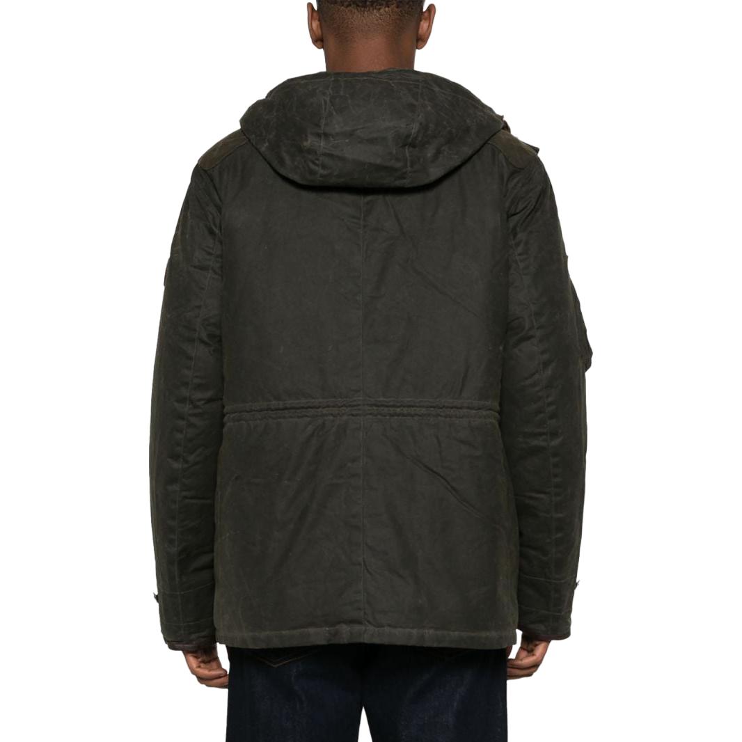 Polo Ralph Lauren  Single-Breasted Cotton Jacket with Detachable Hood Olive Green 710907581-001 圖 4