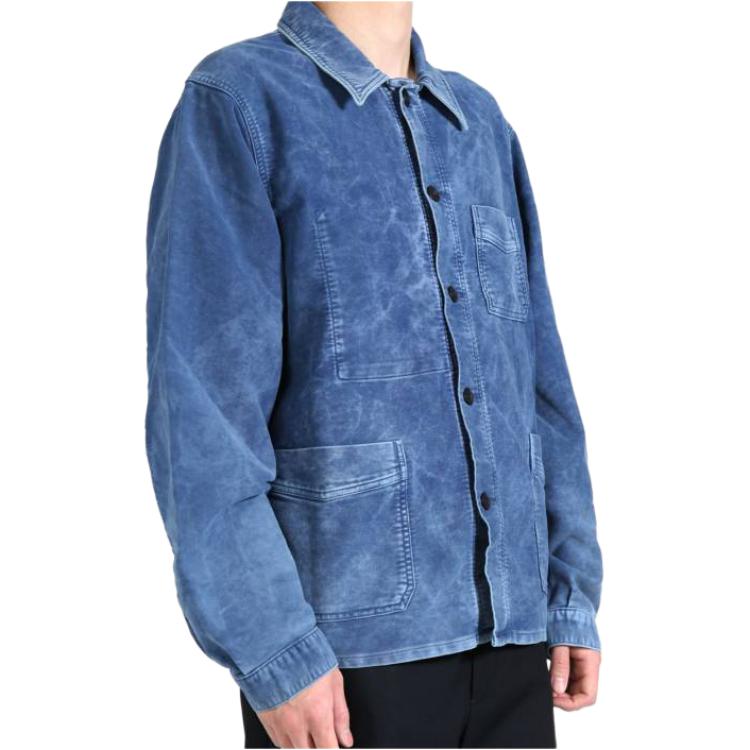 Shop Polo Ralph Lauren 单排扣长袖夹克 蓝色 710950880-001