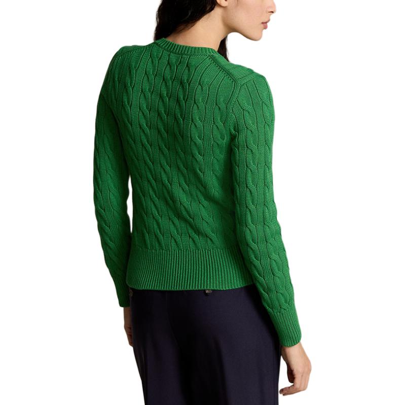 Polo Ralph Lauren  Slim-Fit Cable Knit Long Sleeve Sweater Green. WMPOSWENDW20263-300 圖 5