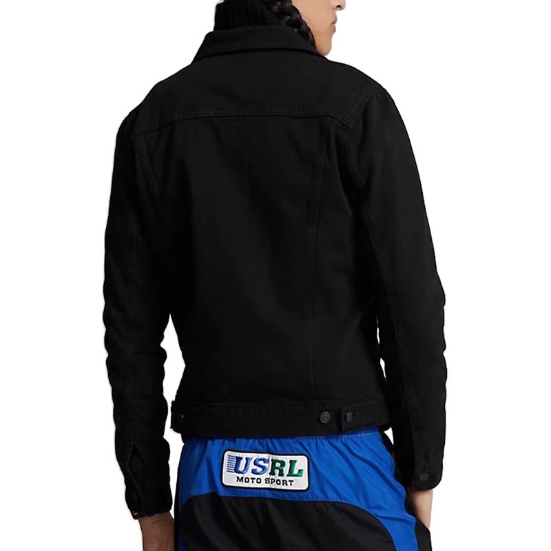 Polo Ralph Lauren  Slim Fit Black Denim Jacket Long Sleeve 710931548-001 圖 4