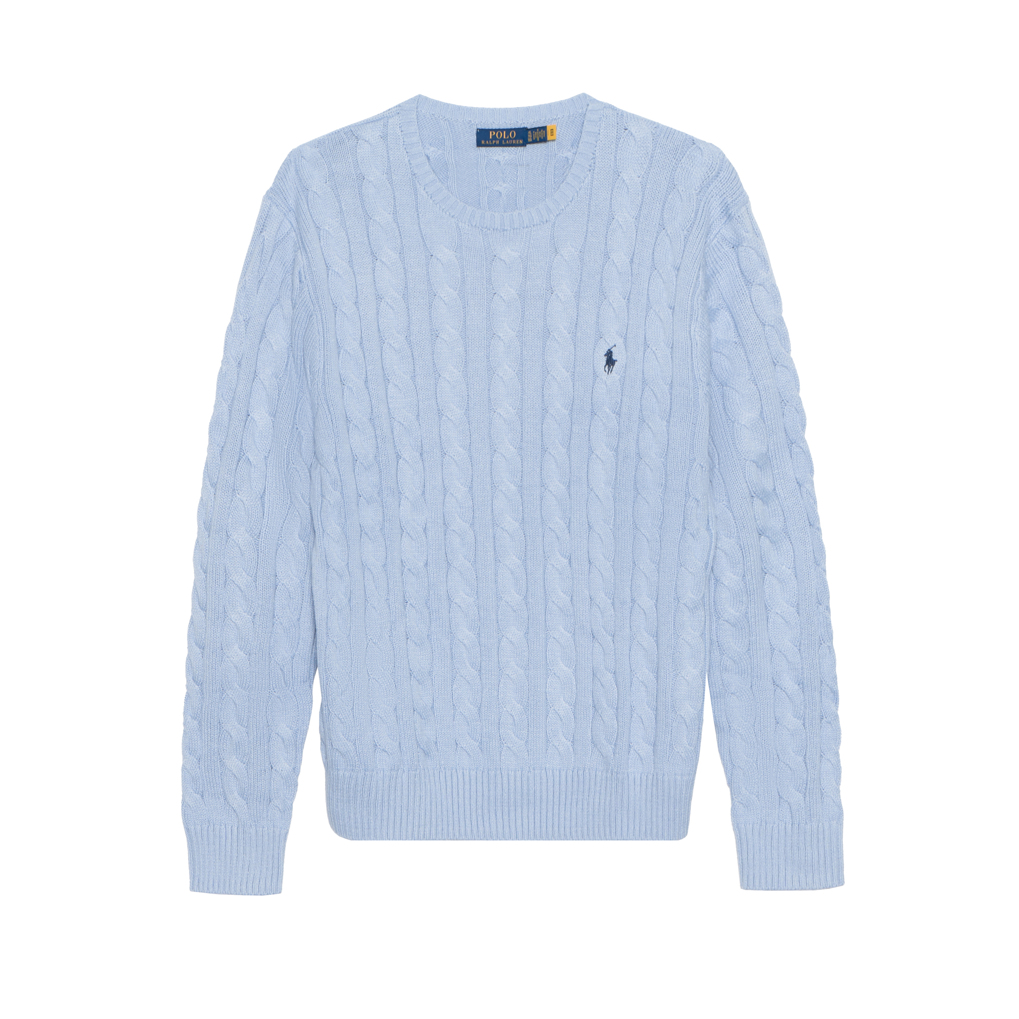 Polo Ralph Lauren  Slim Fit Crewneck Knit Sweater Light Blue. 710775885-503