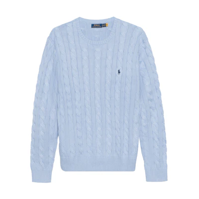 Polo Ralph Lauren Slim Fit Crewneck Knit Sweater Light Blue. 710775885-503