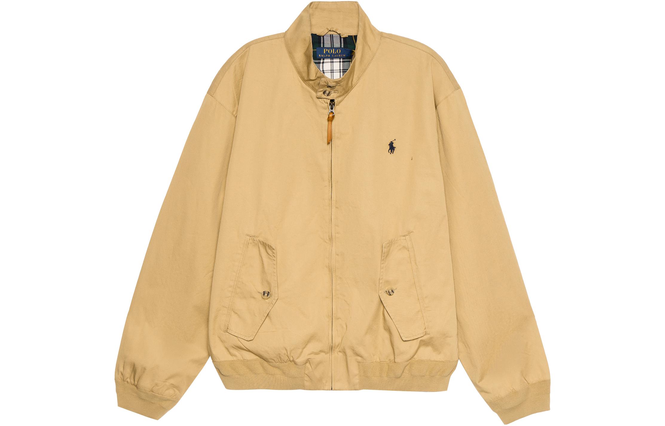 Polo Ralph Lauren  Slim Fit Embroidered Logo Harrington Jacket Brown 710776849-003 圖 2