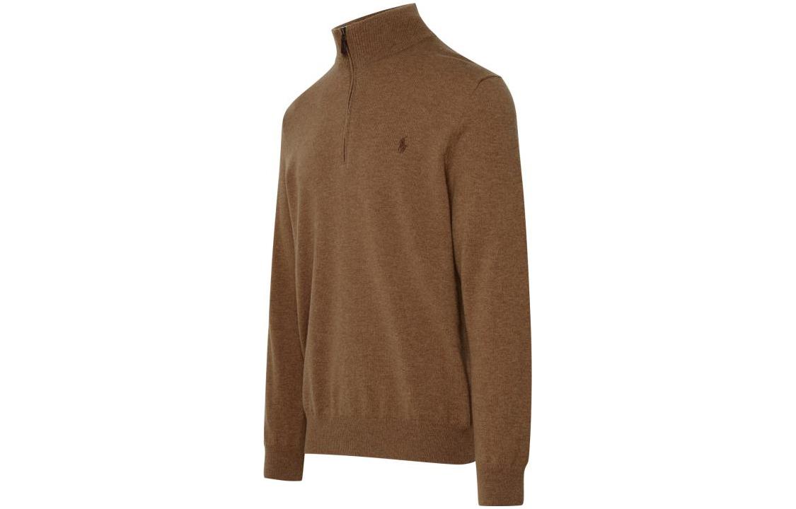 Polo Ralph Lauren  Slim Fit Solid Brown Long Sleeve Sweater. 710876756-013 圖 4