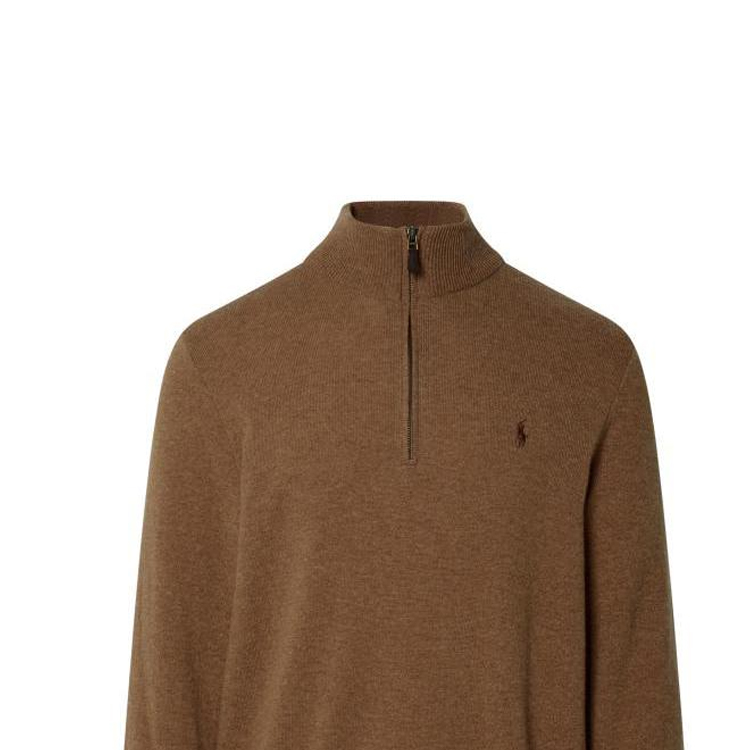 Polo Ralph Lauren  Slim Fit Solid Brown Long Sleeve Sweater. 710876756-013 圖 5