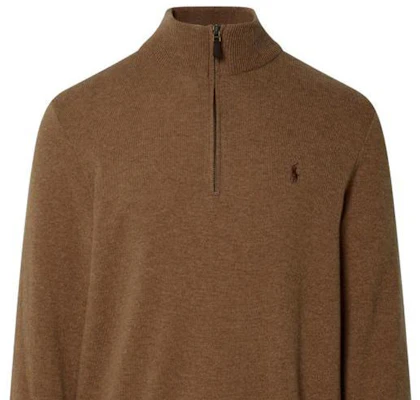 Polo Ralph Lauren 修身款純色棕色長袖毛衣。 710876756-013 Purchase Polo Ralph Lauren 修身款純色棕色長袖毛衣。 710876756-013