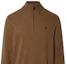 Purchase Polo Ralph Lauren 修身款純色棕色長袖毛衣。 710876756-013