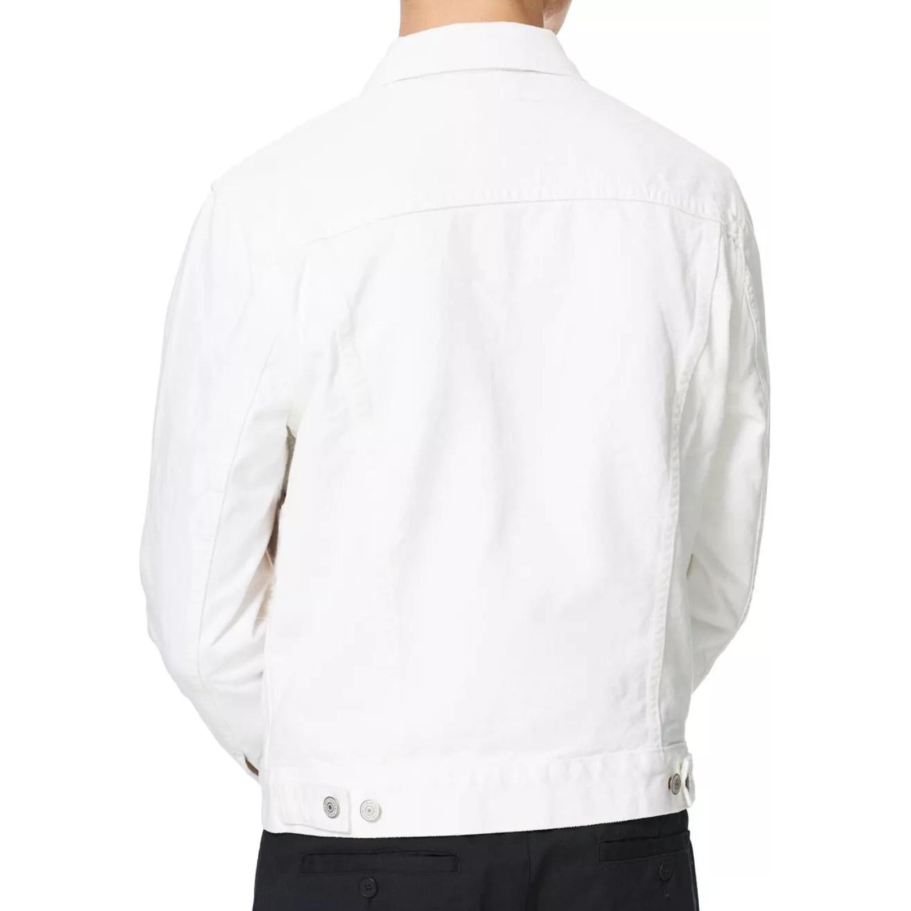 Shop Polo Ralph Lauren 修身版白色牛仔外套長袖 710938688-001