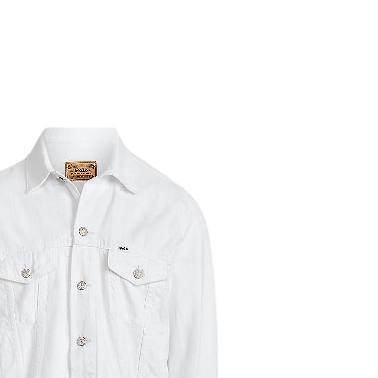 Purchase Polo Ralph Lauren 修身版白色牛仔外套長袖 710938688-001