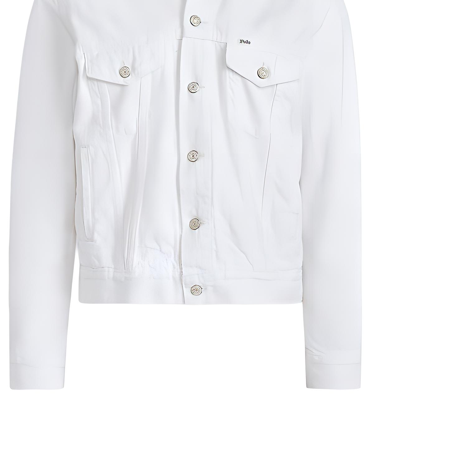 Details for Polo Ralph Lauren 修身版白色牛仔外套長袖 710938688-001