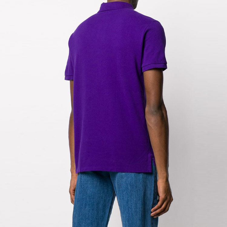 Polo Ralph Lauren  Solid Color Embroidered Logo Purple Polo Shirt. 710795080-028 圖 5