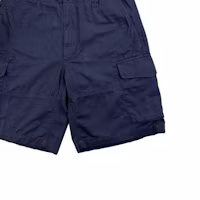 Purchase Polo Ralph Lauren Solid Color Logo Patch Zip Casual Shorts Blue. 710726941-005