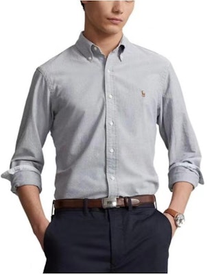 Polo Ralph Lauren 纯色长袖休闲衬衫 浅灰色 710791374-015 Order Polo Ralph Lauren 纯色长袖休闲衬衫 浅灰色 710791374-015