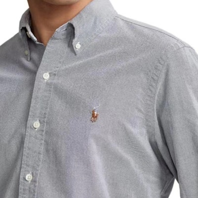 Polo Ralph Lauren 纯色长袖休闲衬衫 浅灰色 710791374-015 Shop Polo Ralph Lauren 纯色长袖休闲衬衫 浅灰色 710791374-015