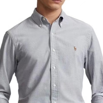Polo Ralph Lauren 纯色长袖休闲衬衫 浅灰色 710791374-015 Details for Polo Ralph Lauren 纯色长袖休闲衬衫 浅灰色 710791374-015