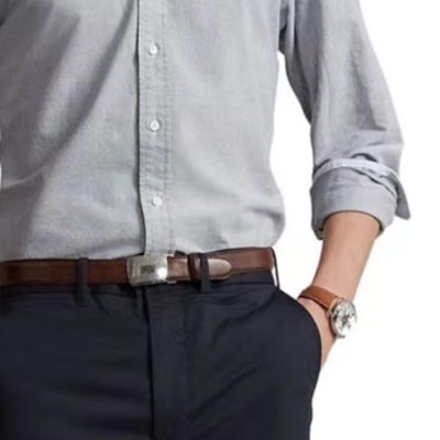 Polo Ralph Lauren 纯色长袖休闲衬衫 浅灰色 710791374-015 Sizing Polo Ralph Lauren 纯色长袖休闲衬衫 浅灰色 710791374-015