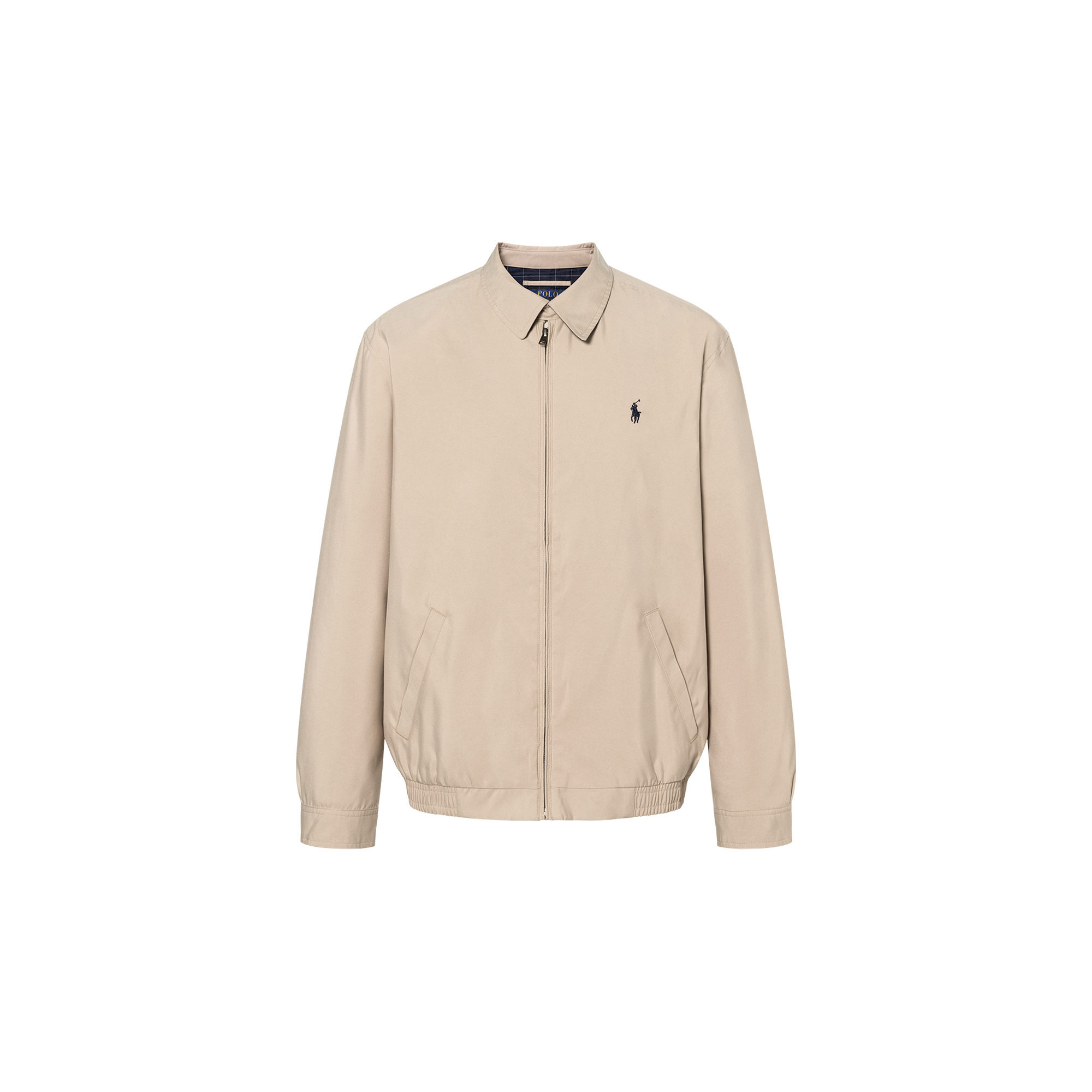 Polo Ralph Lauren  Solid Color Zip-Up Windbreaker Jacket Khaki. 710548506002