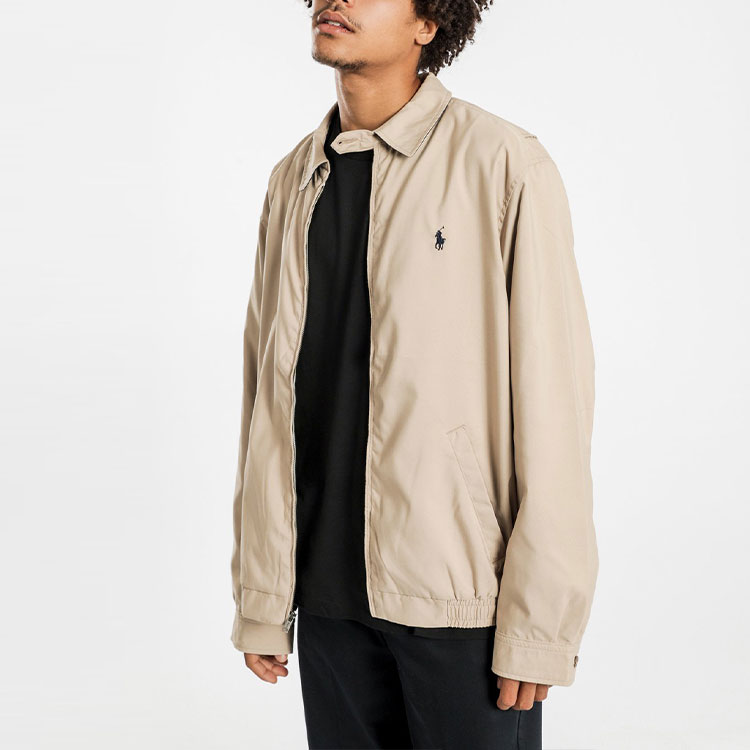 Polo Ralph Lauren  Solid Color Zip-Up Windbreaker Jacket Khaki. 710548506002 圖 6