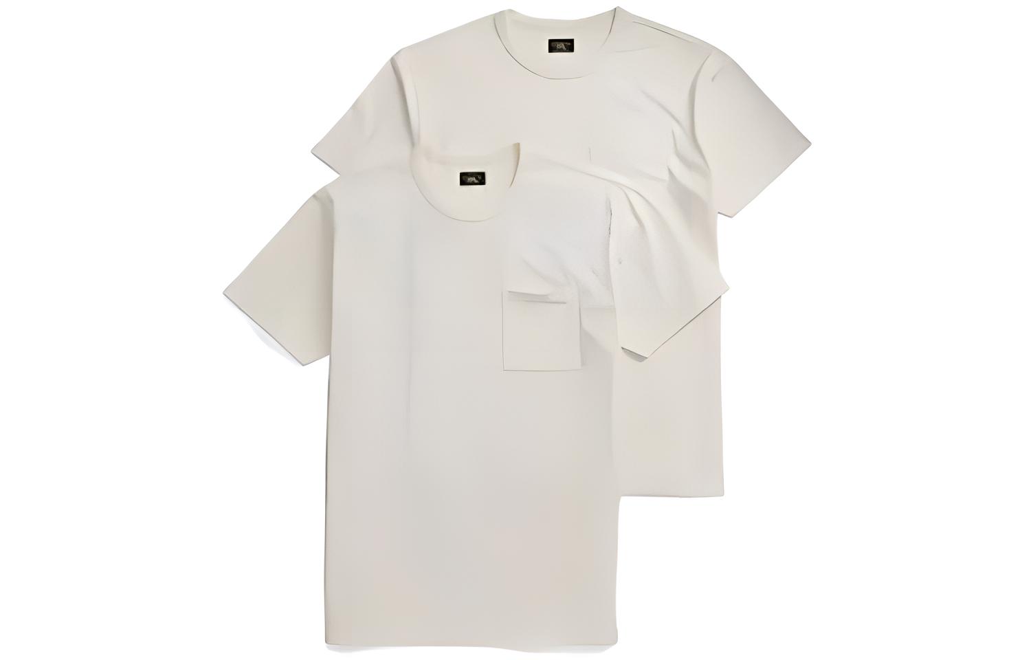 Polo Ralph Lauren  Solid Crewneck Pocket T-Shirt Set of 2 - Off-White MNRRTSH1N820130-100