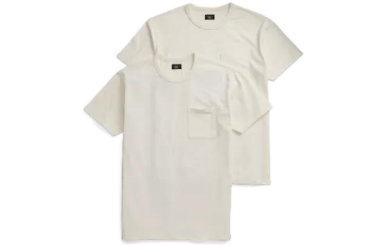 Order Polo Ralph Lauren 純色圓領口袋T恤雙件組 - 米白色 MNRRTSH1N820130-100