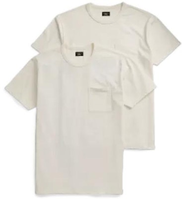 Polo Ralph Lauren 純色圓領口袋T恤雙件組 - 米白色 MNRRTSH1N820130-100 Order Polo Ralph Lauren 純色圓領口袋T恤雙件組 - 米白色 MNRRTSH1N820130-100