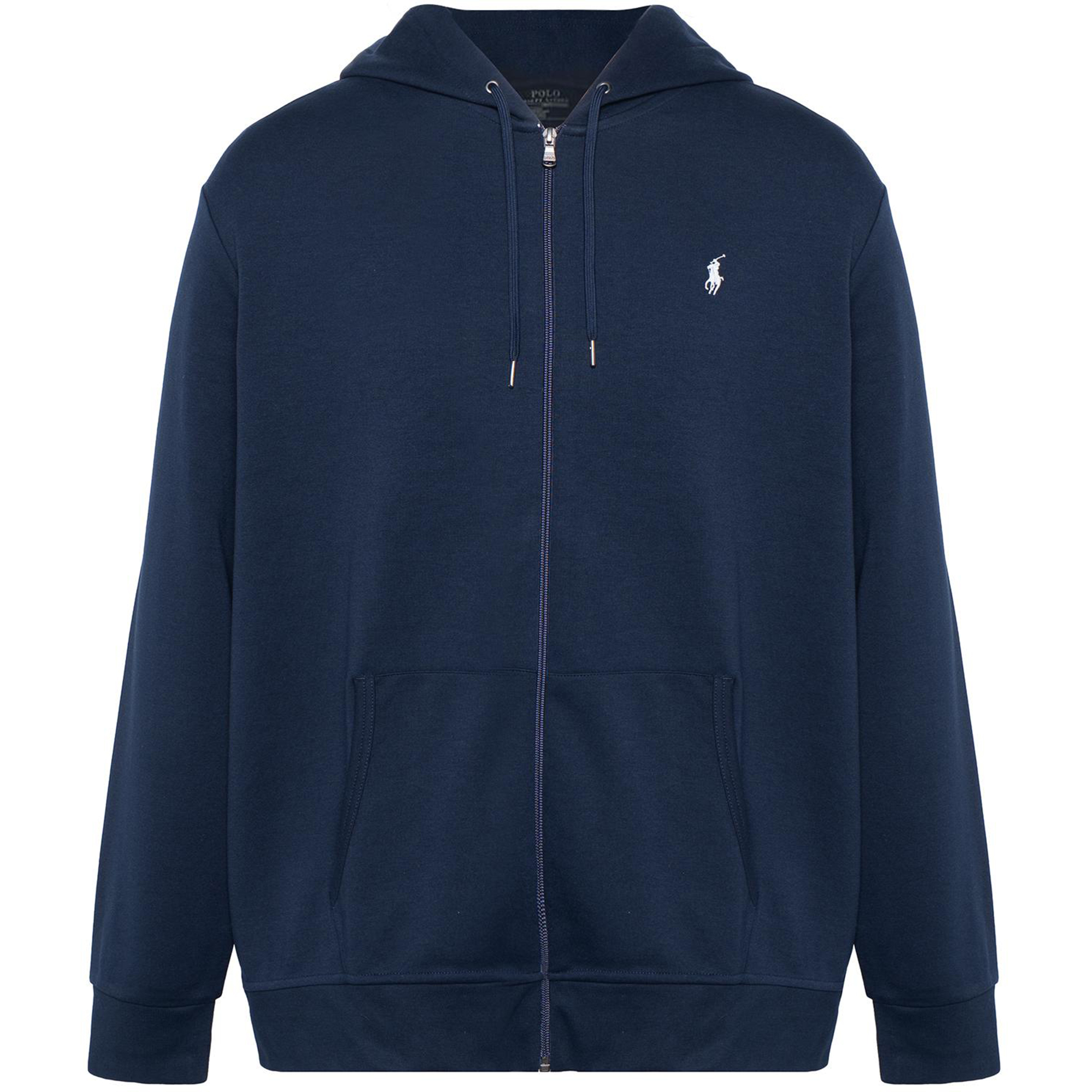 Polo Ralph Lauren  Solid Embroidered Logo Zip Hoodie Jacket Navy Blue 710652313-008