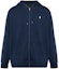 Buy Polo Ralph Lauren 刺绣标志拉链连帽夹克 海军蓝色 710652313-008