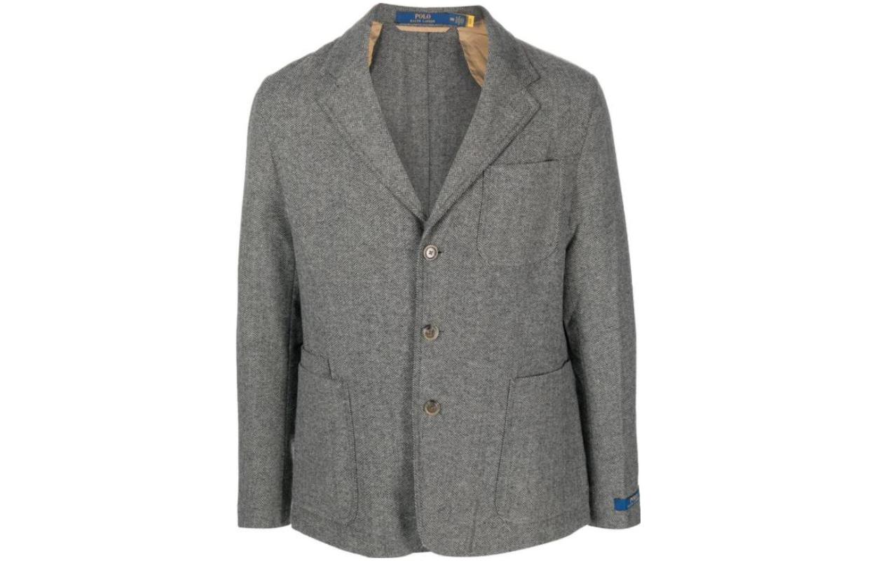 Polo Ralph Lauren  Solid Gray Long-Sleeve Suit Jacket. 715919986-001 圖 2