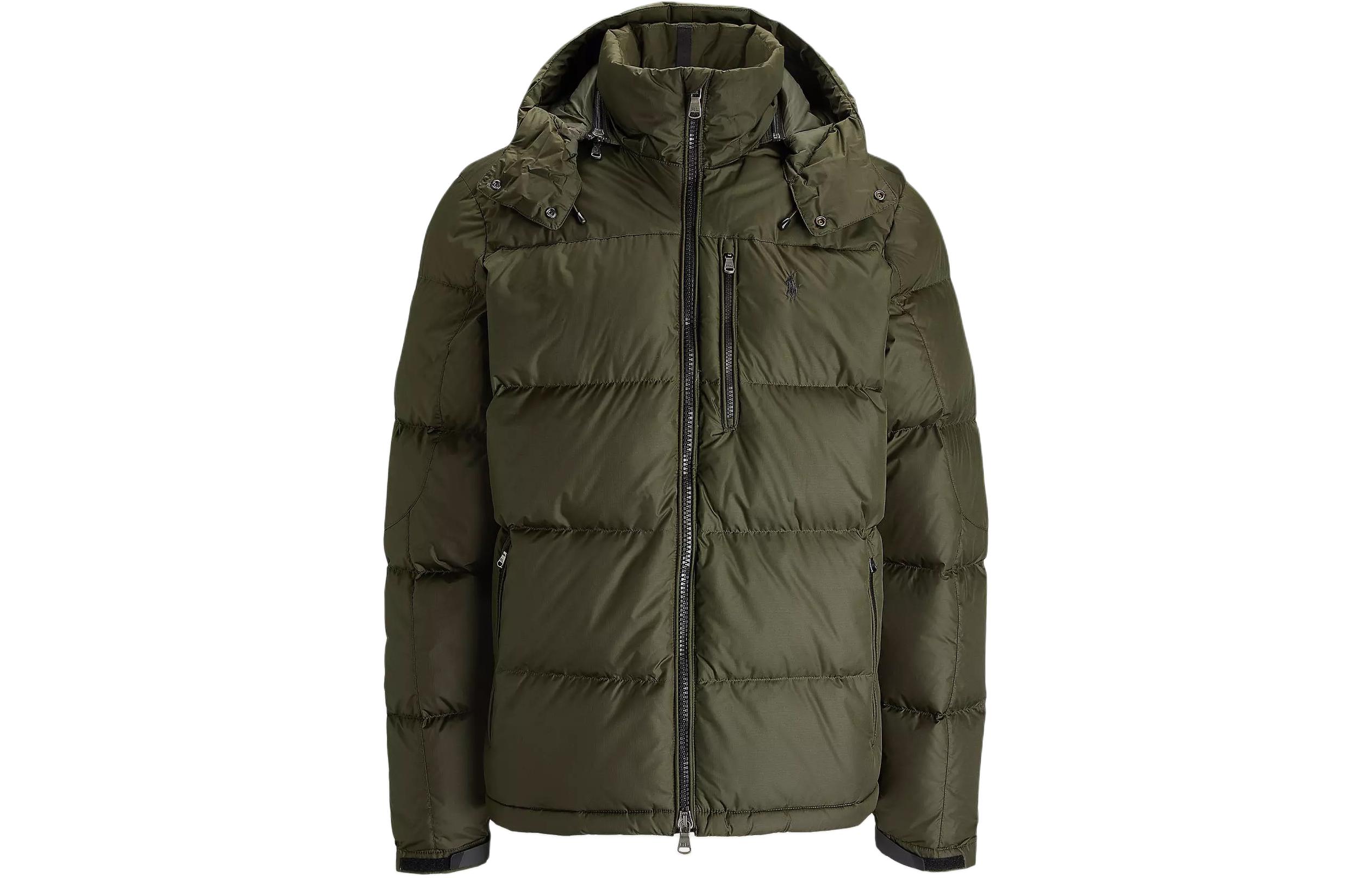 Order Polo Ralph Lauren 綠色連帽拉鍊羽絨外套 710731826-014