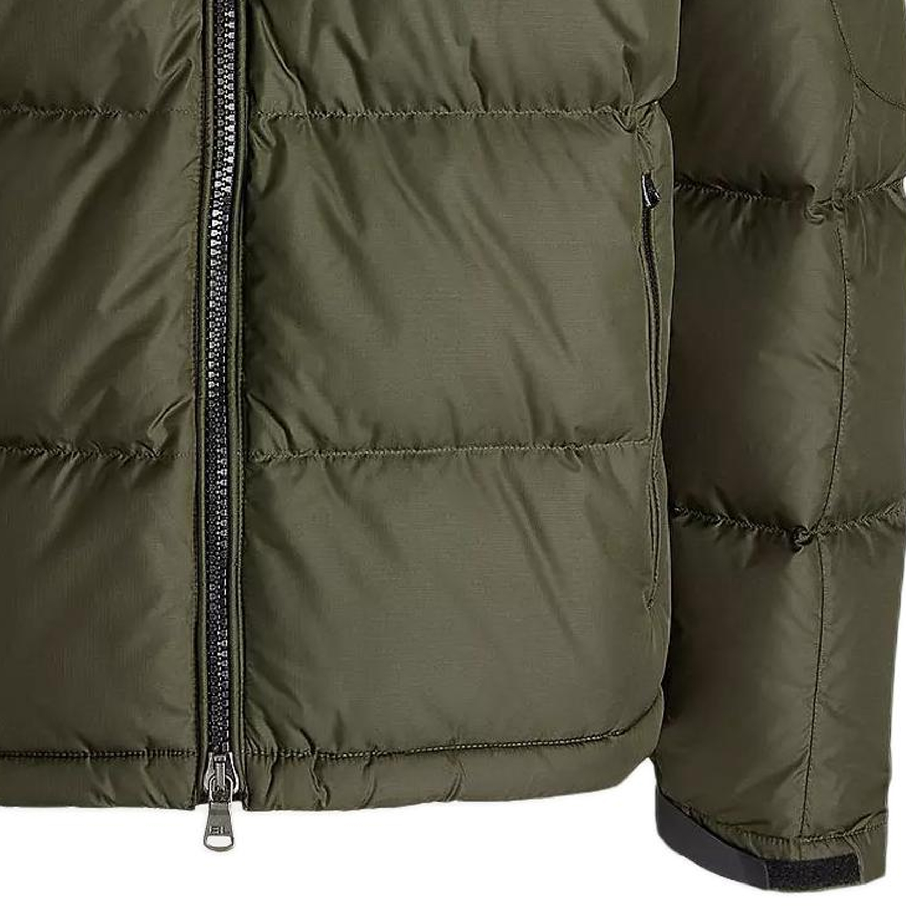 Sizing Polo Ralph Lauren 綠色連帽拉鍊羽絨外套 710731826-014