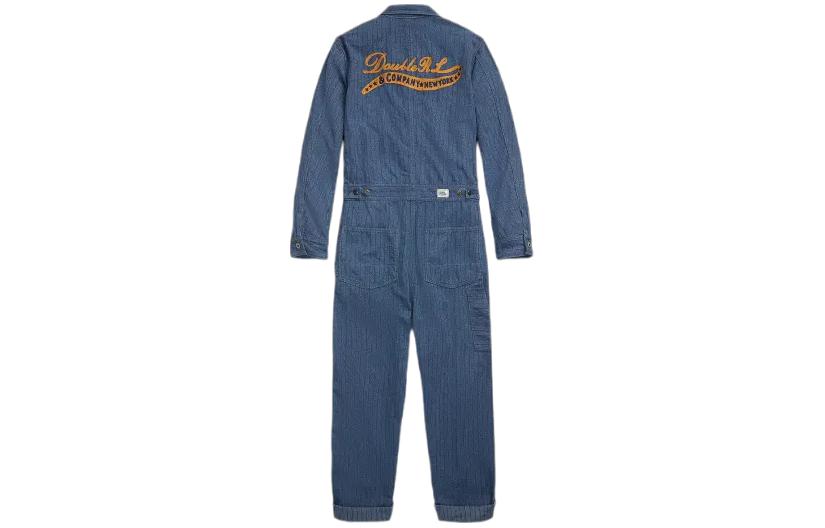 Lookbook Polo Ralph Lauren Mono Enterizo de Cuello con Logo en Azul. MNRRCVA17620-014