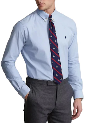 Polo Ralph Lauren Solid Logo Embroidered Button-Up Long Sleeve Shirt Blue 710811293-001 Buy Polo Ralph Lauren Solid Logo Embroidered Button-Up Long Sleeve Shirt Blue 710811293-001